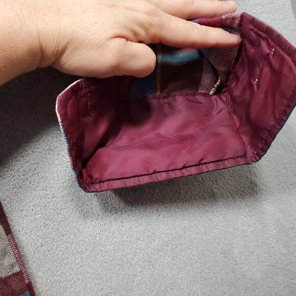 Northwest Territory Plaid Flannel Shacket 2 Pockets Maroon Blue White Men Sz 2XL - Picture 7 of 10